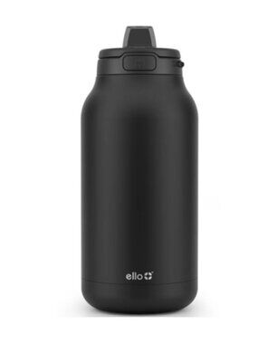 Ello 64 oz. Hydra Stainless Steel Insulated 1/2 Gallon Jug, Black